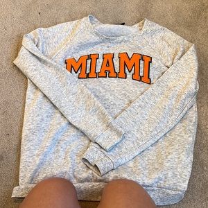 nwot miami crewneck